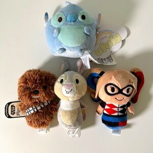 Hallmark Itty Bittys + Disney Store Ufufy Set of 4 (93F)